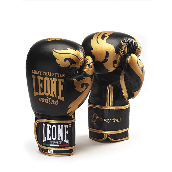 Leone - Muay Thai Boxing Gloves GN031 - Black